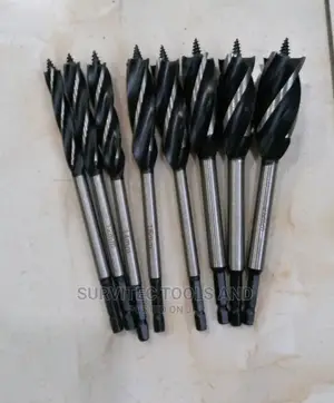 8pc HSS Auger Twist Drill Bit Set