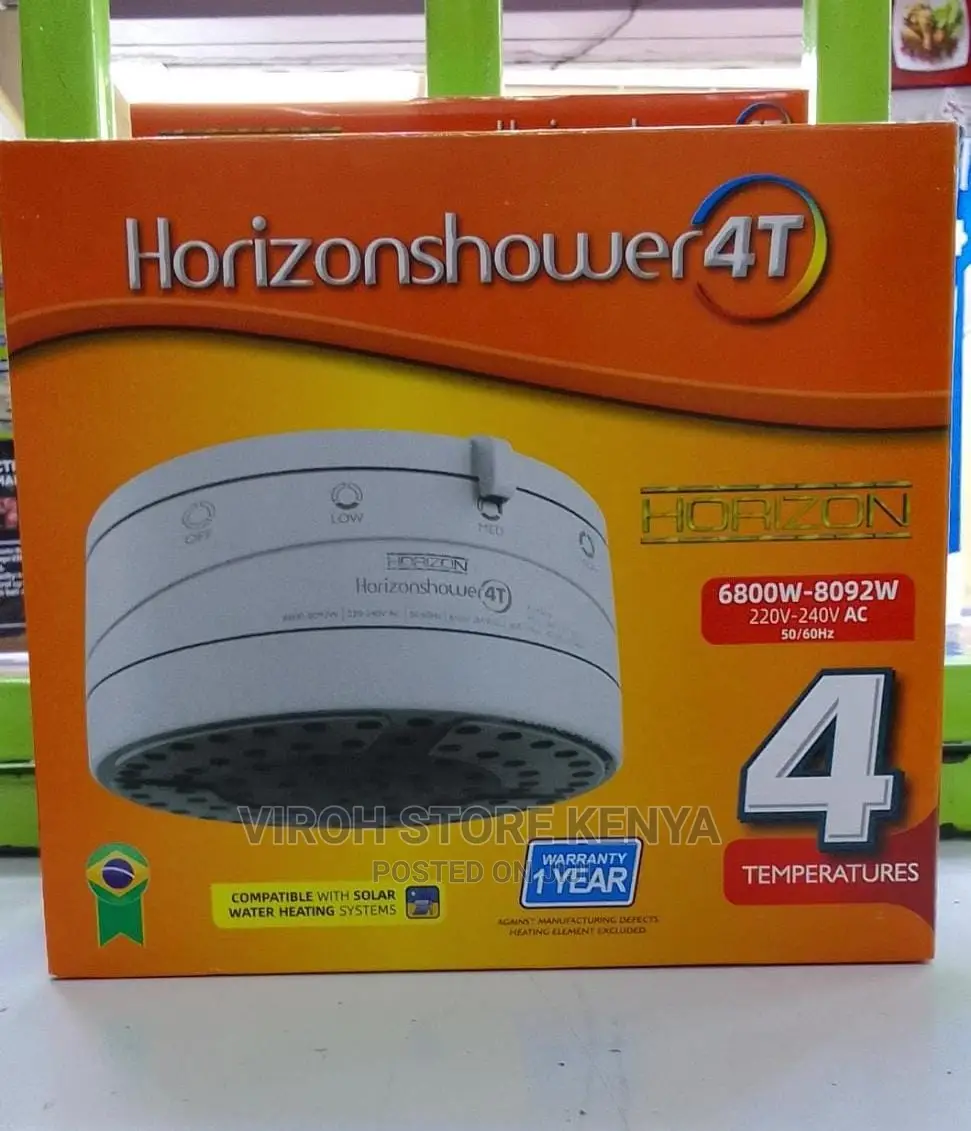 Horizonshower 4T Showerhead for Salty Water