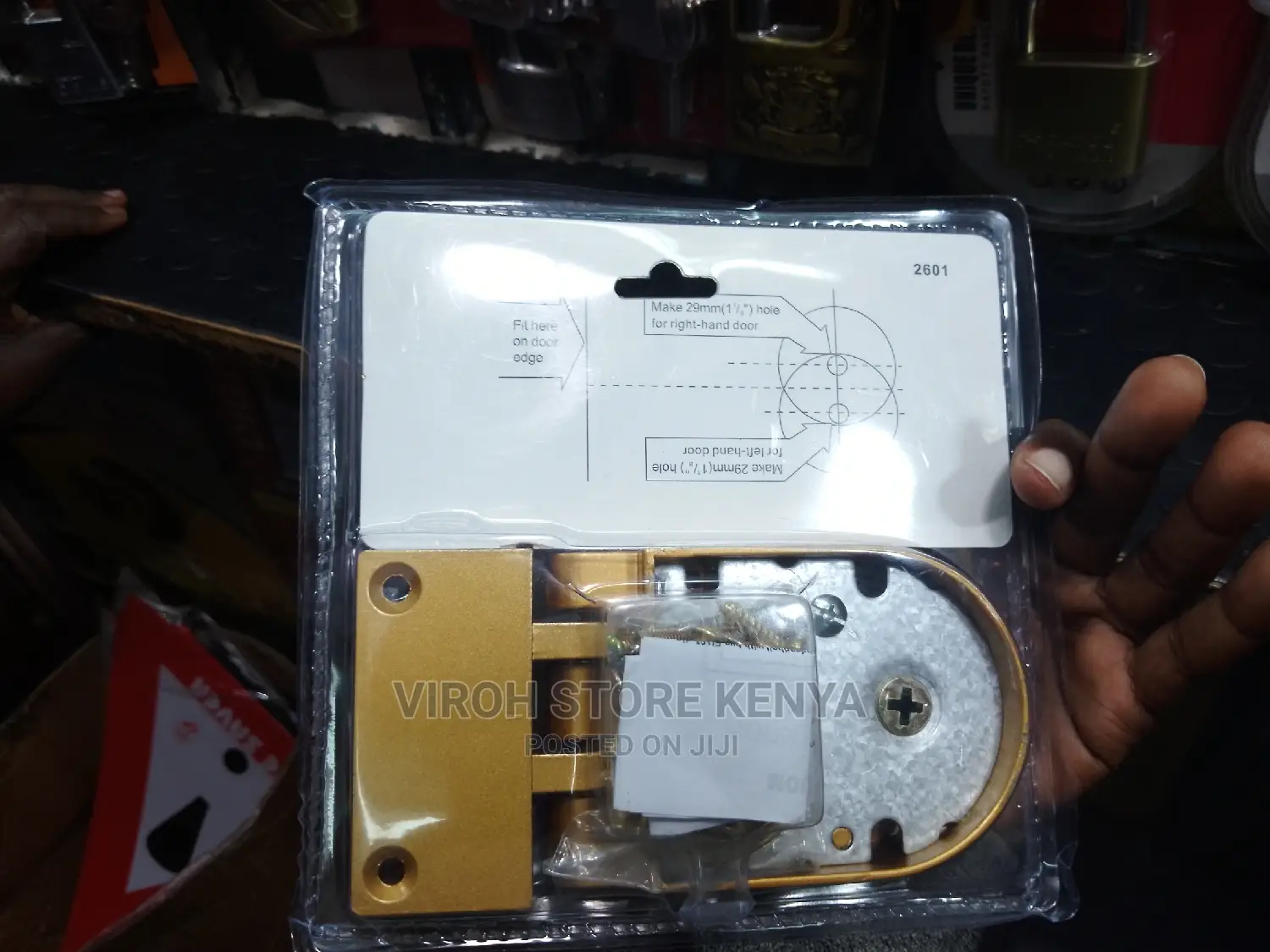 Momeni Rim Lock Door Lock Wooden Door Lock