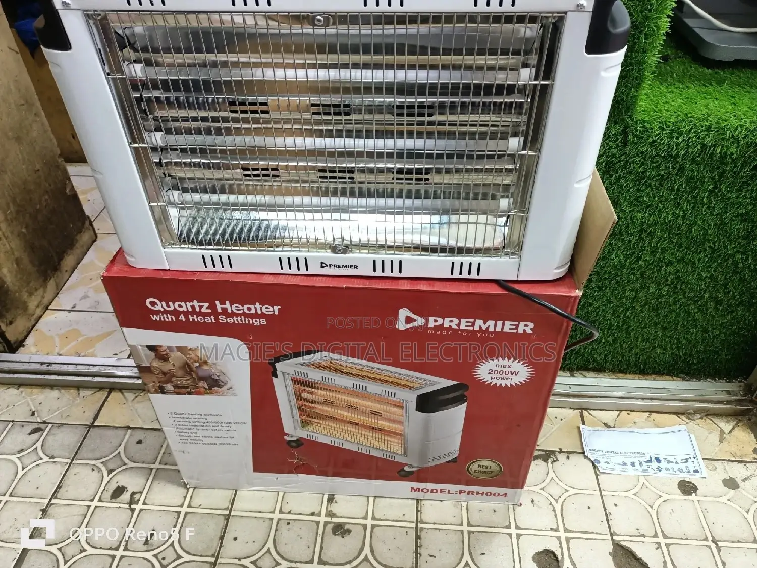 Premier Room Heater 4 Setting