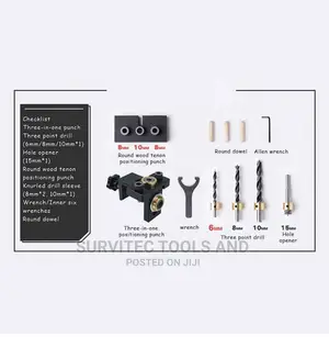 3 in 1 Dowelling Jig Drill Kit