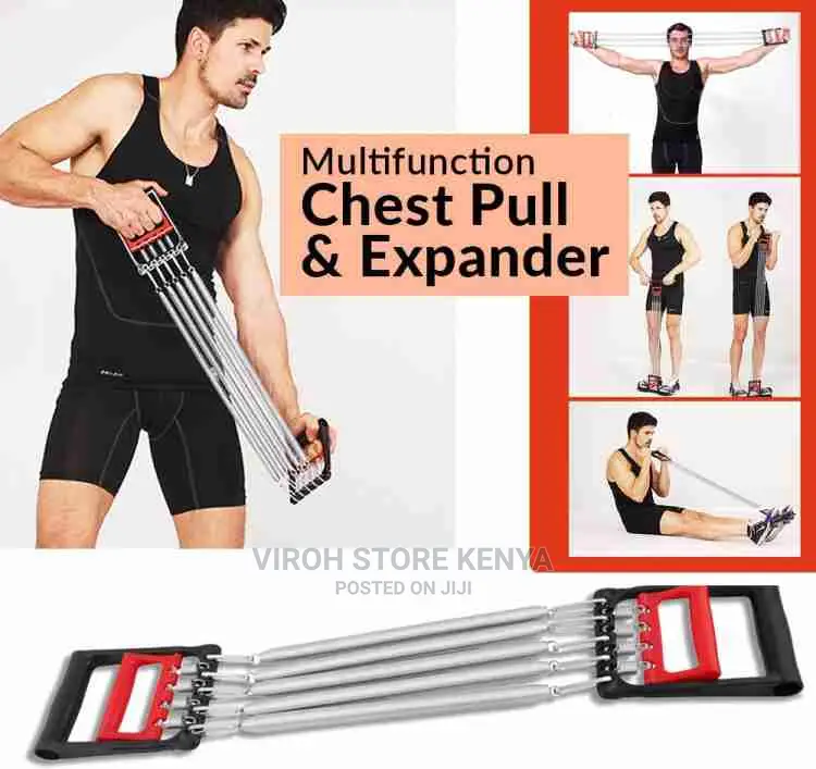 Chest Expander Exercise Strength Arm Machine Pull Hand