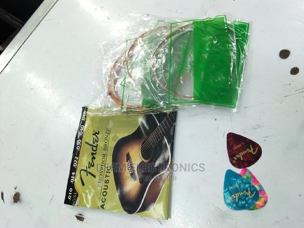 Fender Acoustic Strings Set and 3 Picks - main view