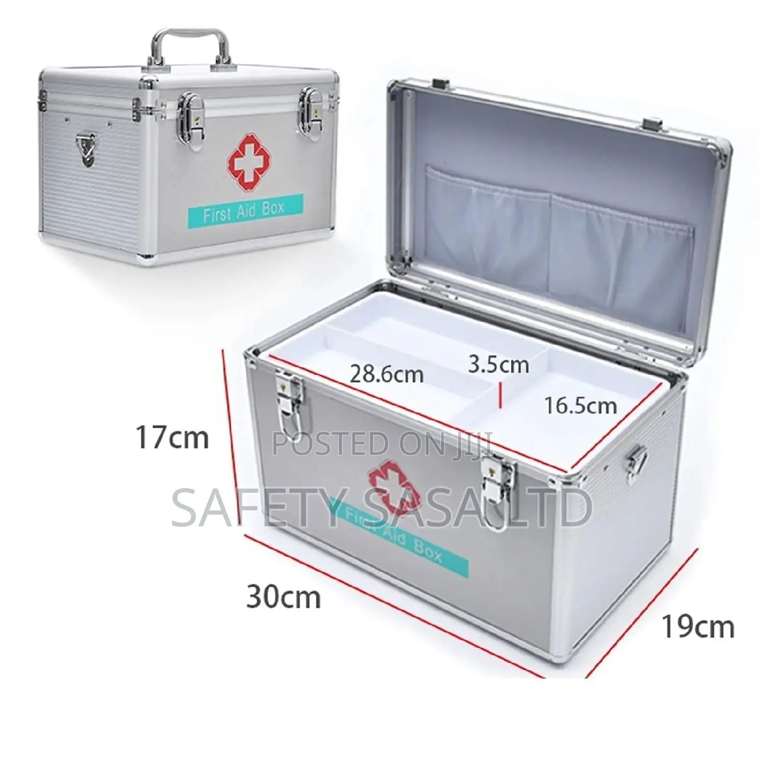 Aluminum First Aid Kit: First Aid Kit Box