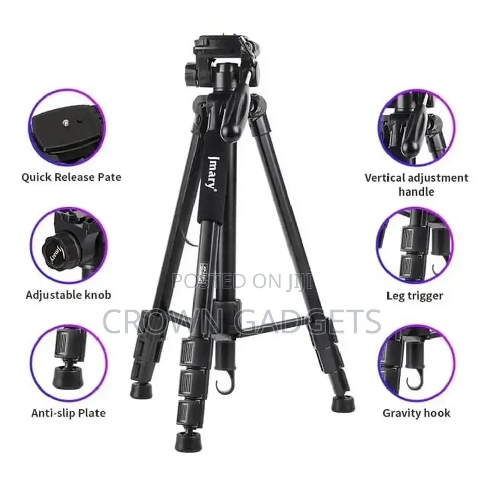 Professional Tripod Camera Stand for DSLR Cameras