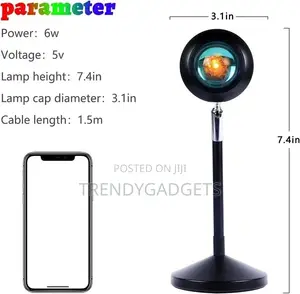 Multi Colored Radial Lamp