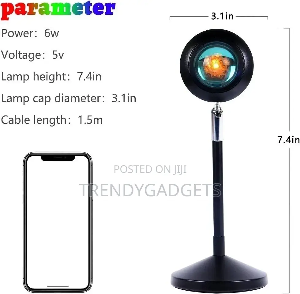 Multi Colored Radial Lamp