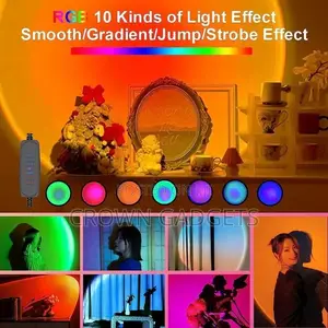 HUGOMOVA Sunset Lamp Projection, 16 Colors