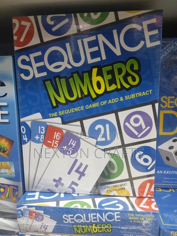 SEQUENCE Game of Add Subtract - main view