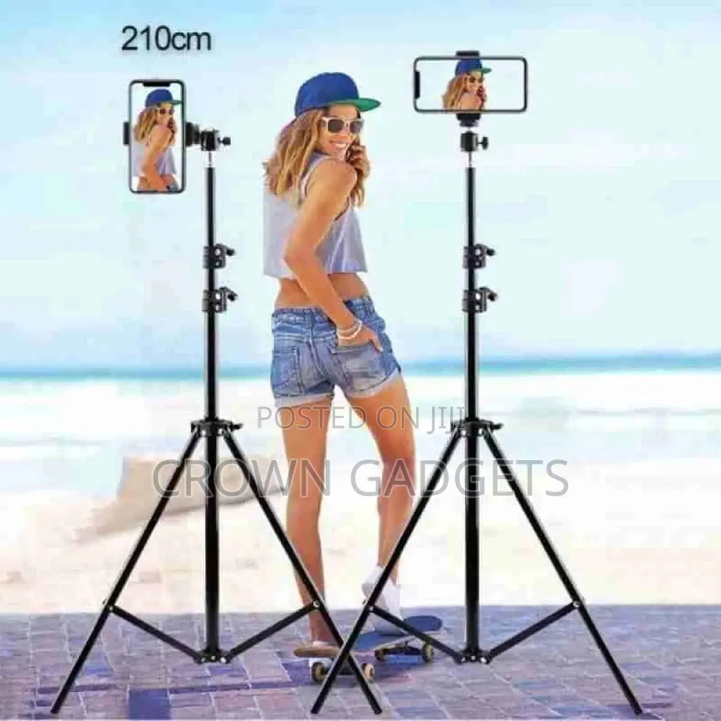210cm Adjustable Foldable Tripod (Not Ring Light)