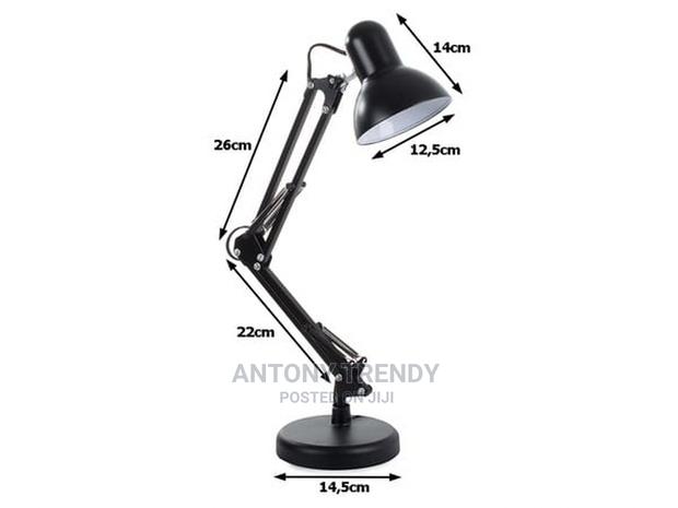 ELECTRIC Black Desk Lamp With Swing Arm