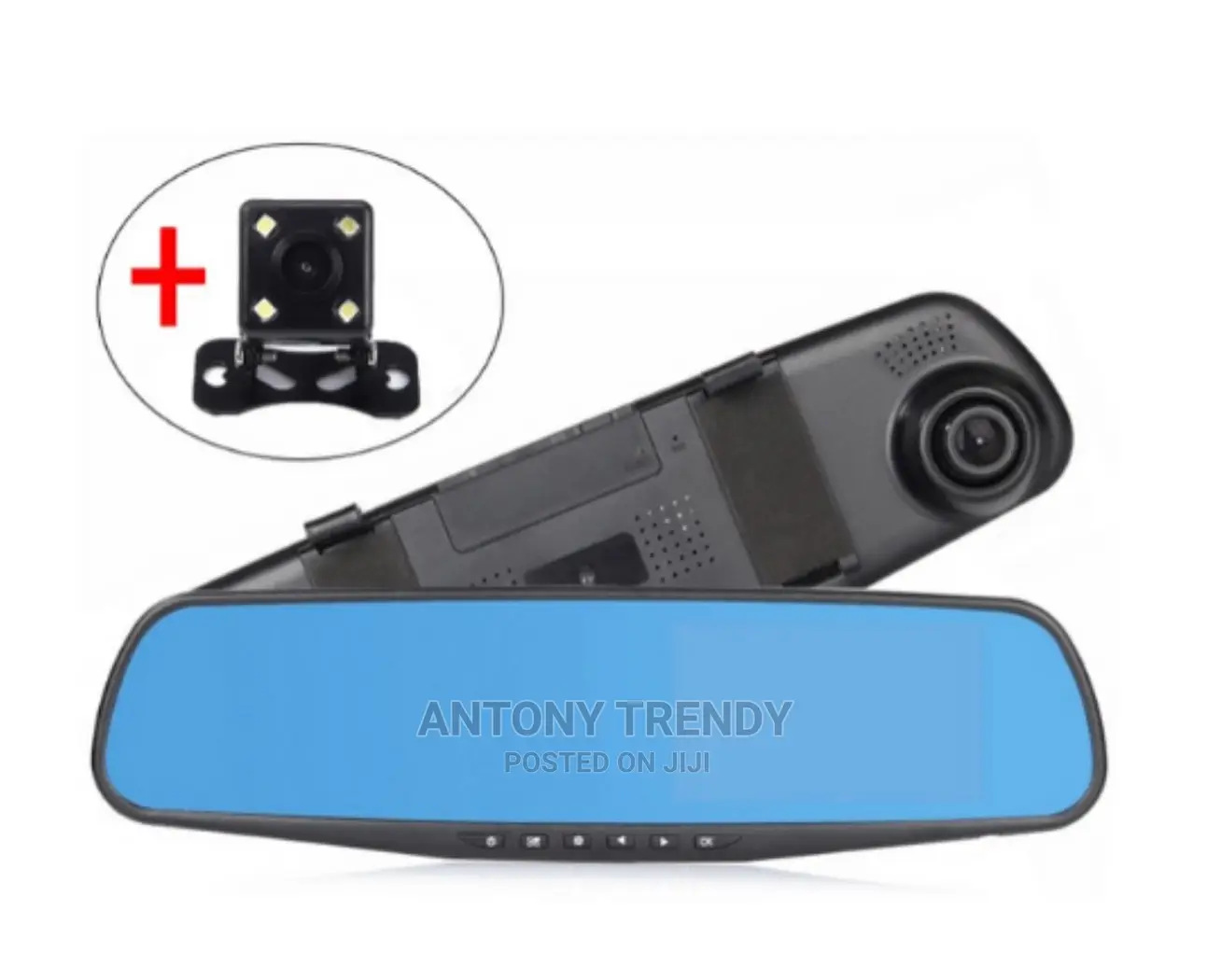 Dashboard Camera 4.3 Inch Car DVR Mirror Car
