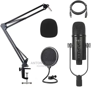 BM-838 Large-Diaphragm USB Condenser Microphone Set