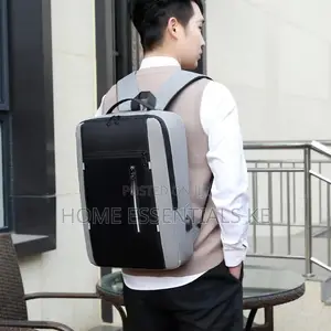 Waterproof Business Backpack Men USB Laptop Backpack