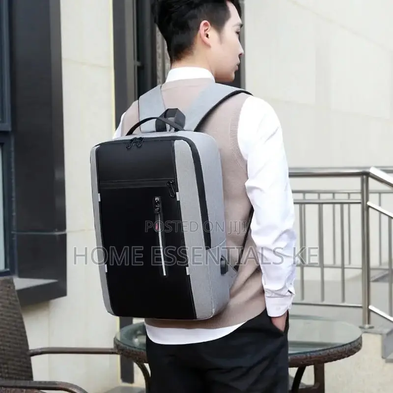 Waterproof Business Backpack Men USB Laptop Backpack