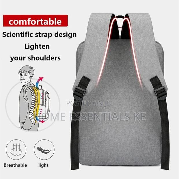Waterproof Business Backpack Men USB Laptop Backpack - thumbnail 4