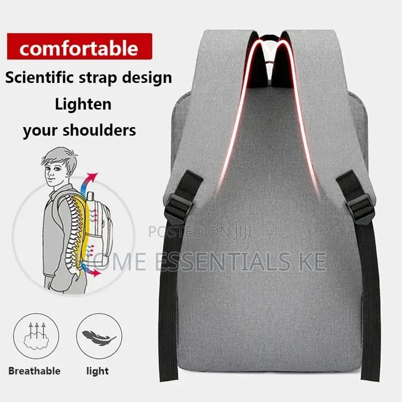 Waterproof Business Backpack Men USB Laptop Backpack