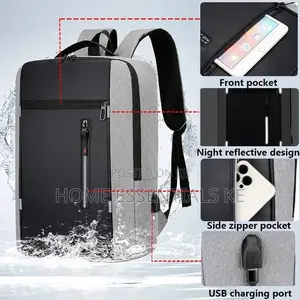 Waterproof Business Backpack Men USB Laptop Backpack