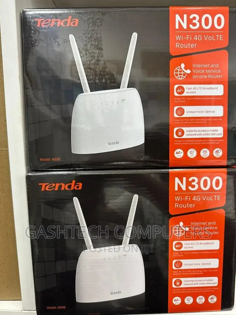 Tenda 4G06 N300 Wi-Fi 4G Volte Router