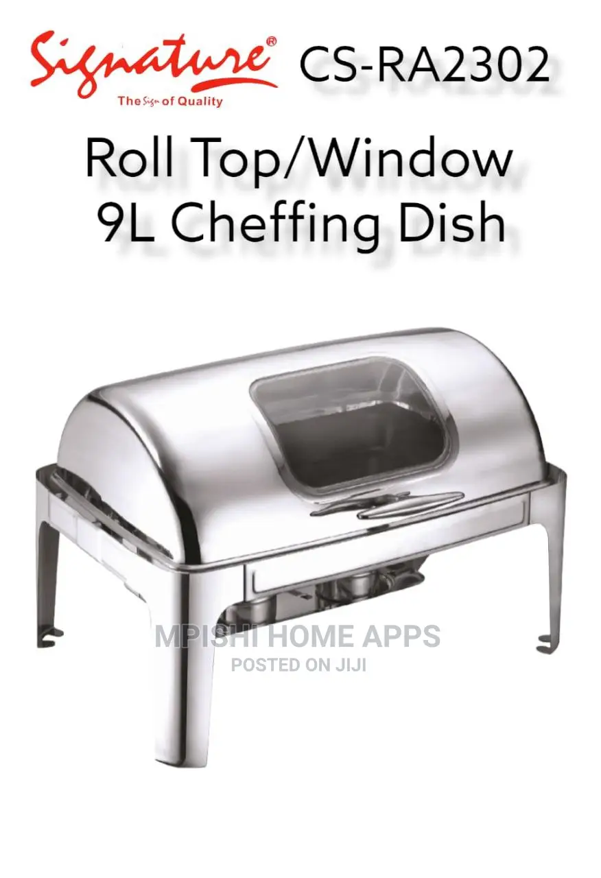 Rectangular Roll Top Chaffing Dish