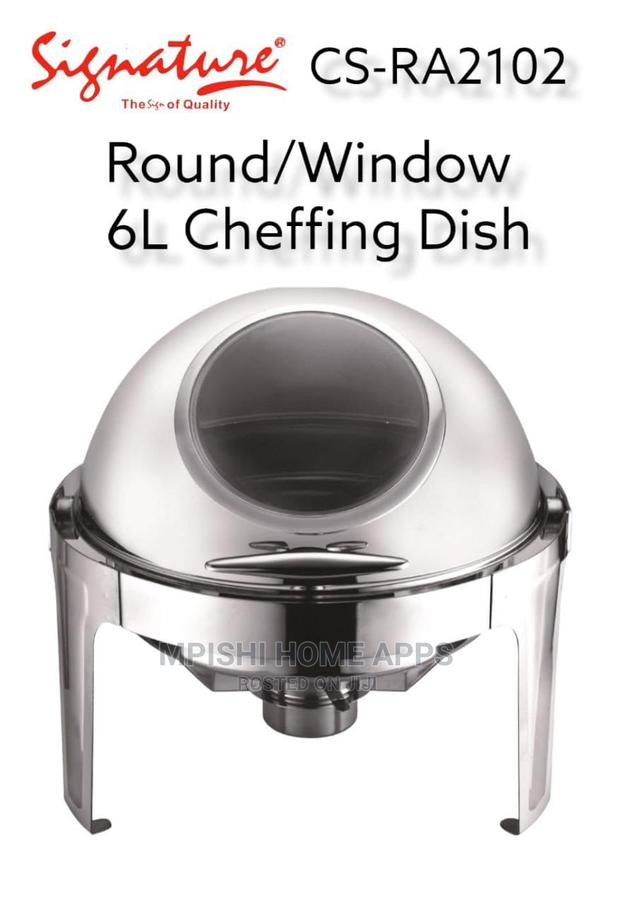 Round Roll Top Chaffing Dish - thumbnail 4