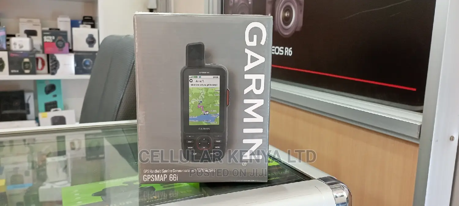 Garmin GPSMAP 66i Handheld Navigator and Satellite