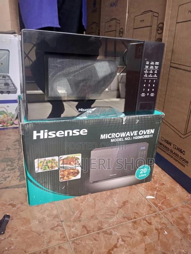 Hisense Black Digital  Microwave  New - main view