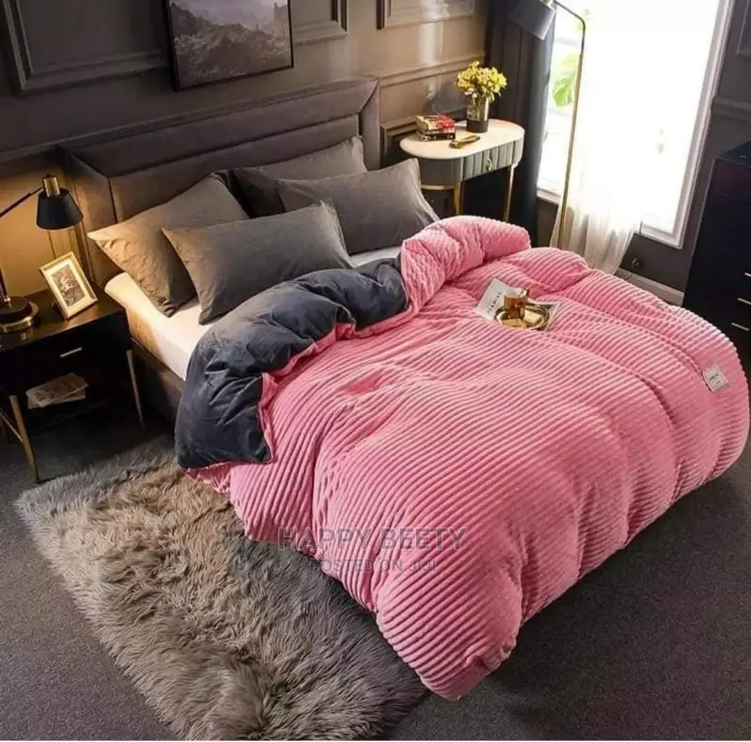 Tc Velvet Duvet Set(Duvet, Bedsheet and 2 Pillow Cases)