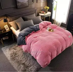 Tc Velvet Duvet Set(Duvet, Bedsheet and 2 Pillow Cases)