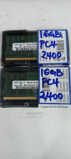 Laptop Memory 16GB DDR4(PC4)-2400mhz