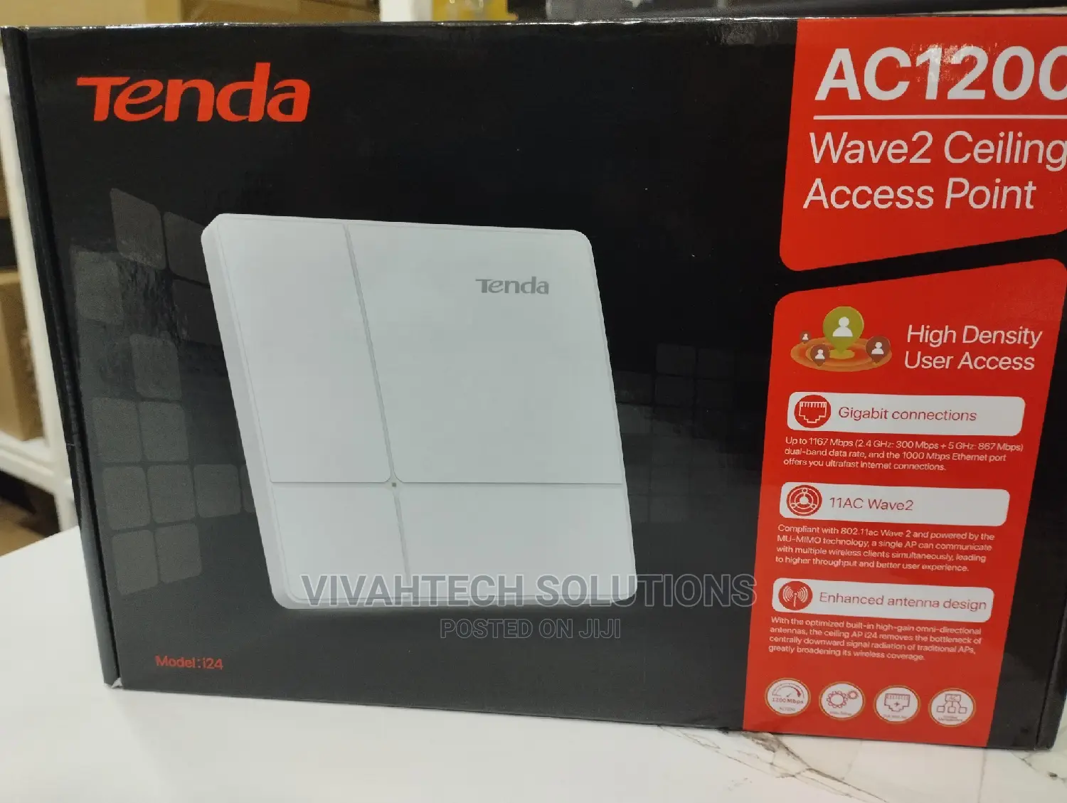 Tenda I24 AC1200 Wave 2 Gigabit Access Point