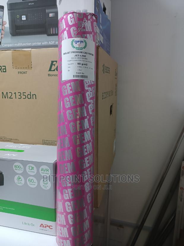 Plotter Paper 610mm by 50m Available/ Cad Paper - main view