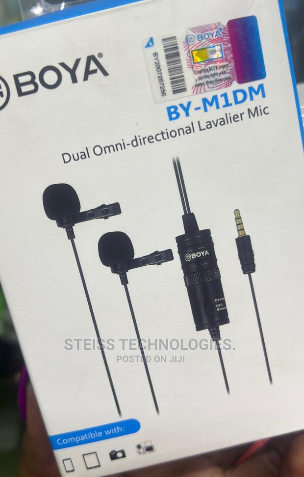 Boya (By-M1dm)Double Wireless Mic.