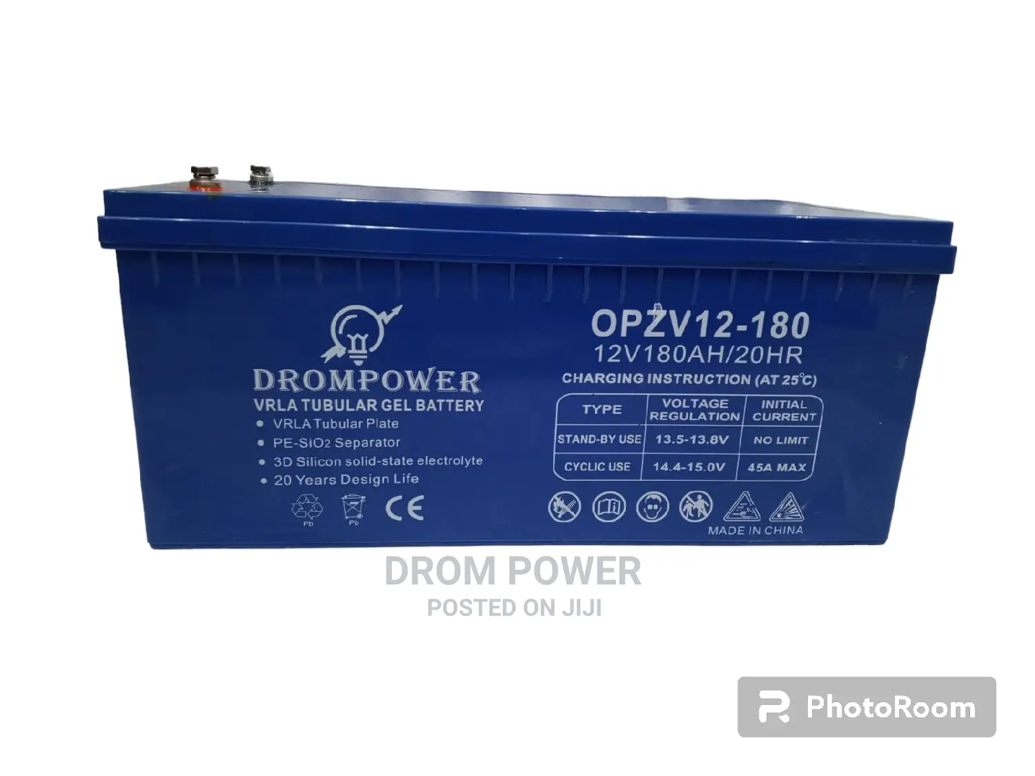 Tubular 12v 180ah Battery