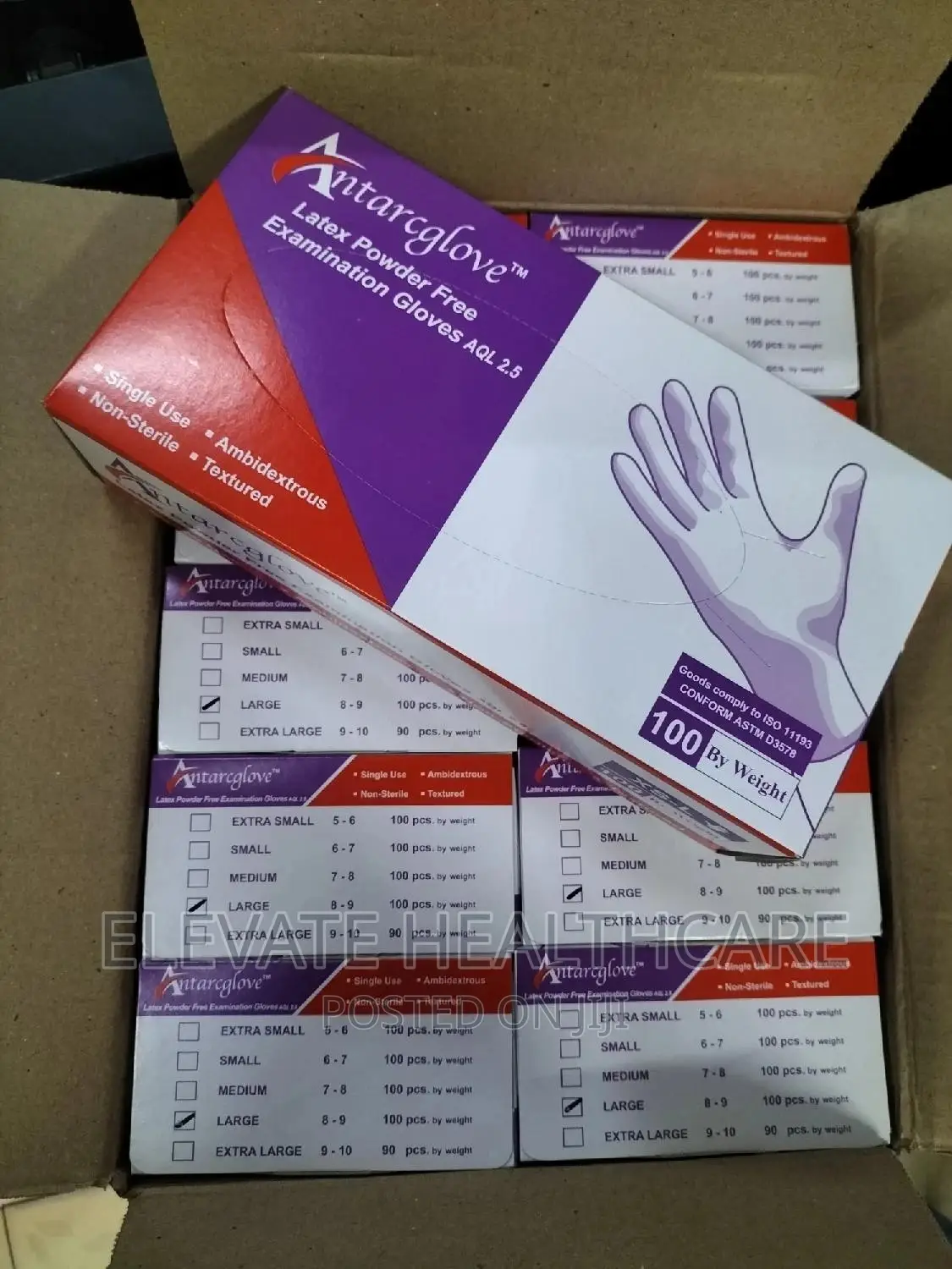 Powder Free Large Size Gloves