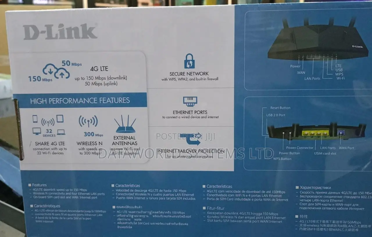 D-Link 4g N300 Lte Router DWR-M921
