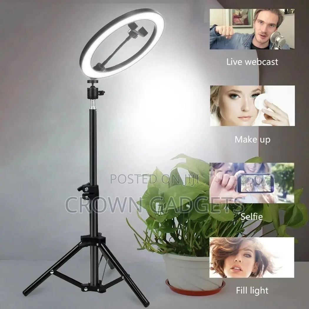 18 Inch LED Ringlight Kit With 73 Inch Tripod