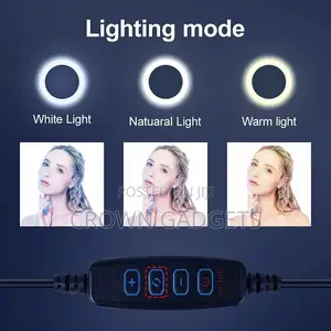 Ring Light - 10 Inch 60 W Dimmable