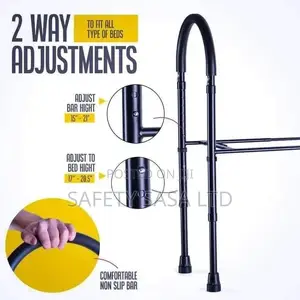 Bed Side Rail Assist & Height Adjustable Grab Bar