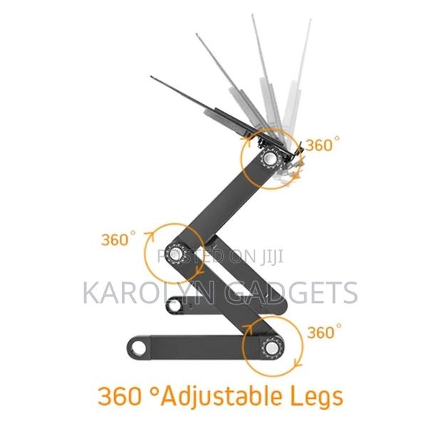 Adjustable Folding Computer Table Stand - thumbnail 2
