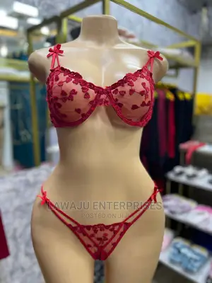 Matching Floral Lace Bra Panty Size M L Lingerie Set