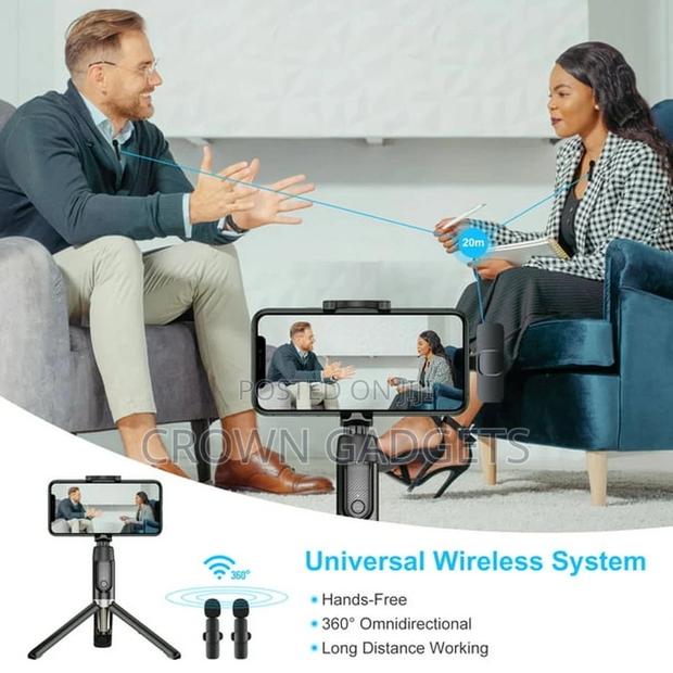 Dual Wireless Microphone for Phone/ iPhone - thumbnail 2