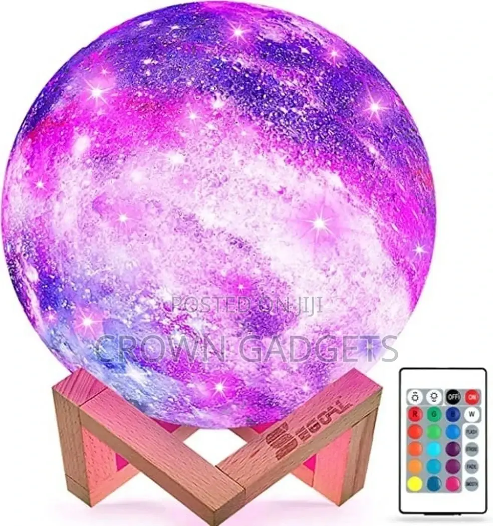 LED 16 Colors Stylish Moon Light 3D