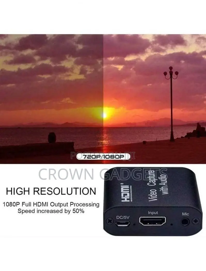  HDMI Capture Card, Audio Video