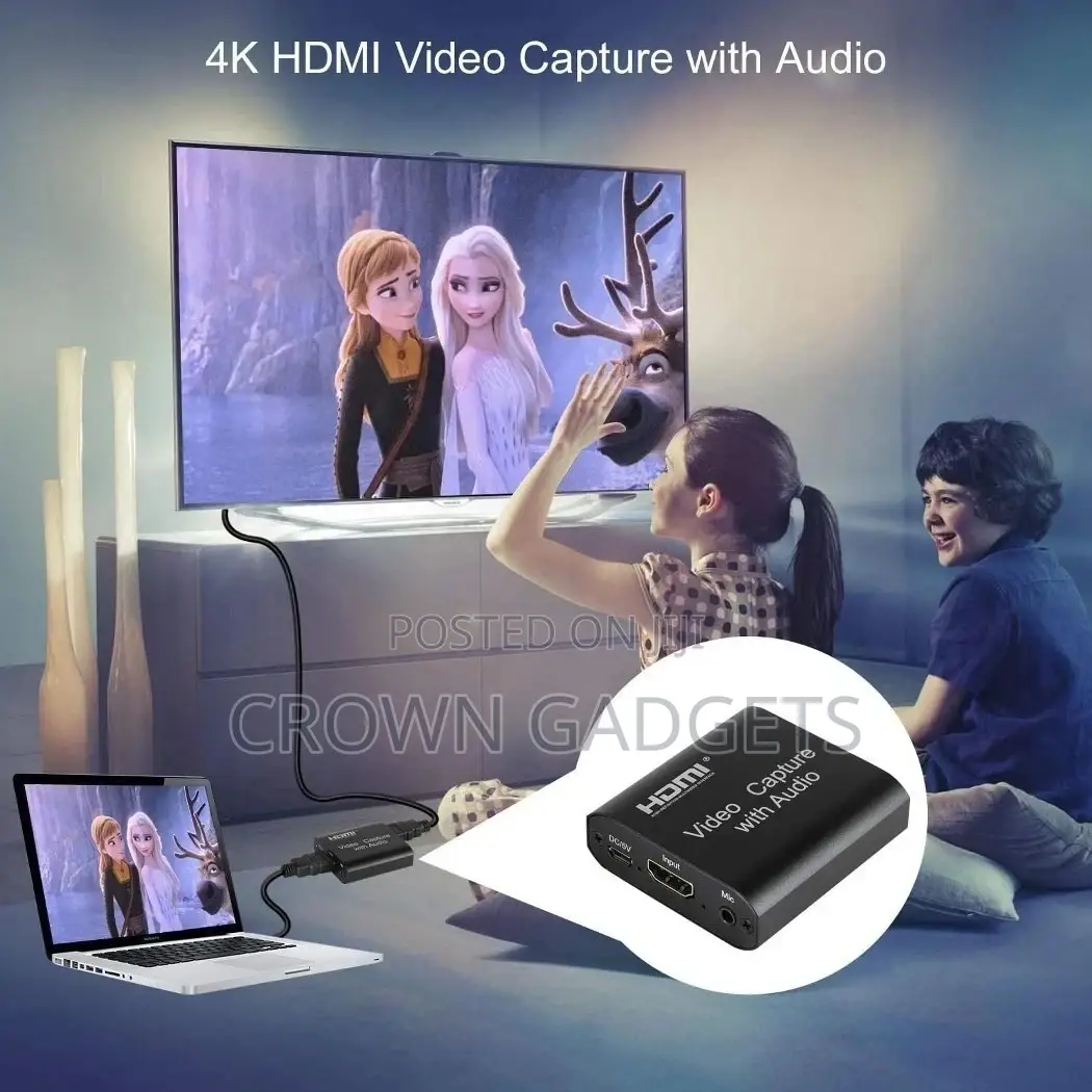  HDMI Capture Card, Audio Video