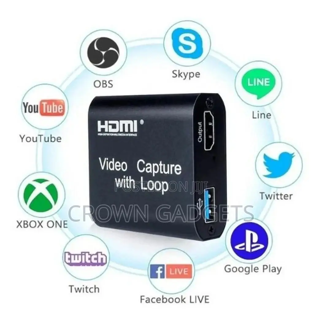 Audio Video Capture Card for Streaming