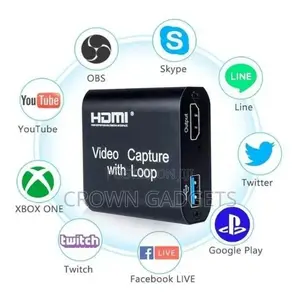 Audio Video Capture Card for Streaming