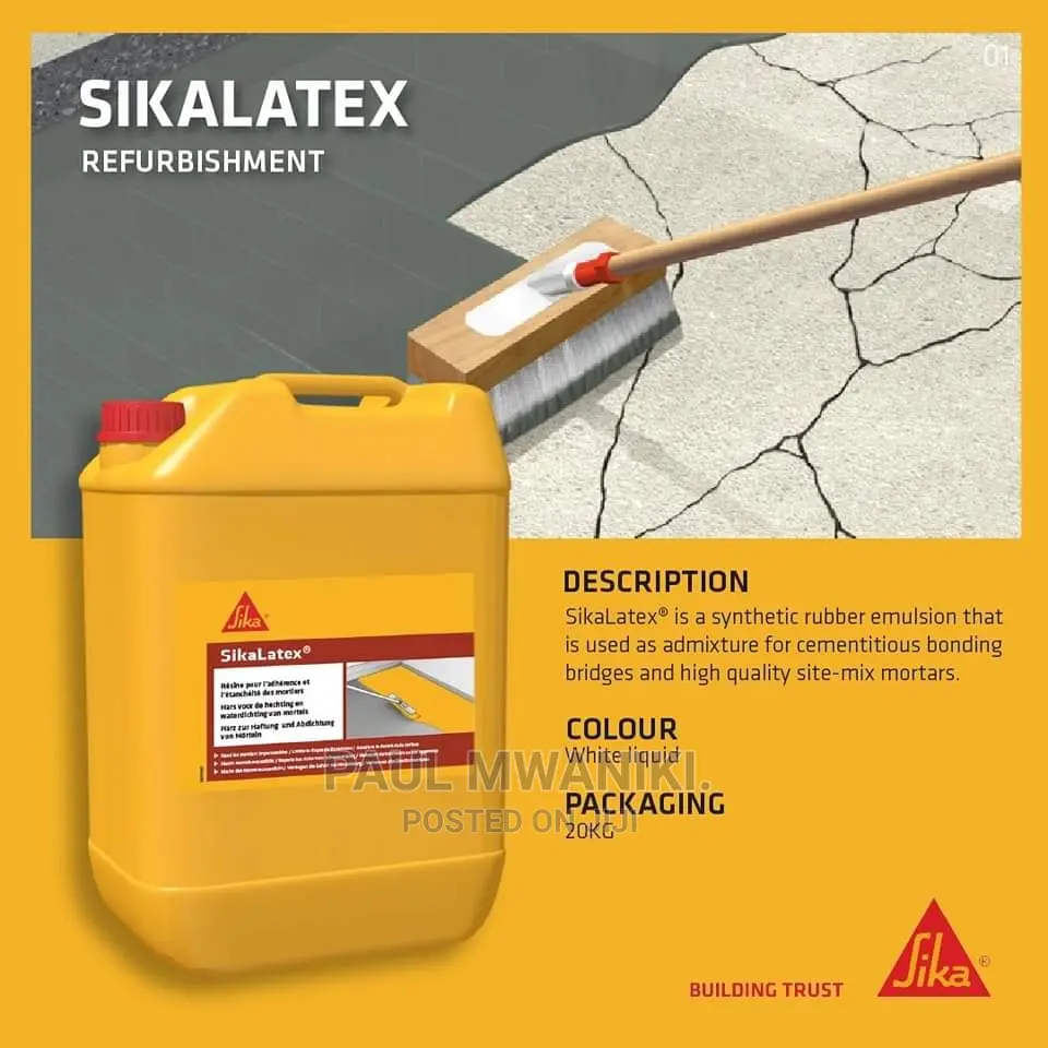 Sika Latex- Refurbishment.