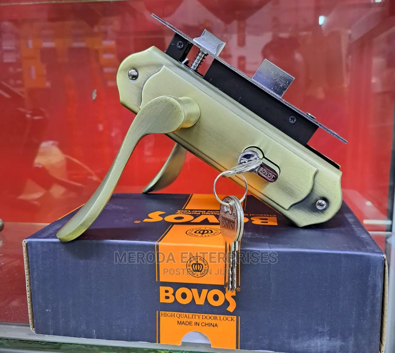 Bonvos Silver Doorlock With Keys