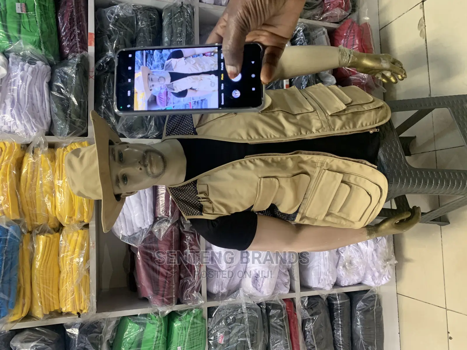 Cargo Camera Men Jackets